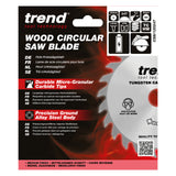Trend 120mm x 20mm x 24T Thin Kerf Ripping Cordless Circular Saw Blade