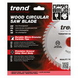 Trend 134mm x 20mm x 24T Wood Circular Saw Blade