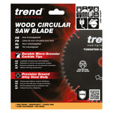 Trend 160mm x 20mm x 48T General Purpose Circular Saw Blade with PTFE Coating