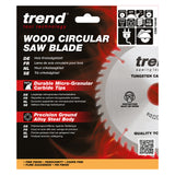 Trend 160mm x 20mm x 48T x 2.4mm Wood Circular Saw Blade