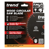 Trend 165mm x 20mm x 48T General Purpose Circular Saw Blade with PTFE Coating