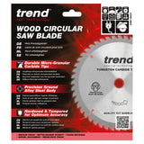 Trend 180mm x 30mm x 24T Ripping Circular Saw Blade