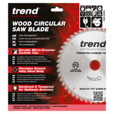 Trend 235mm x 30mm x 40T General Purpose Circular Saw Blade