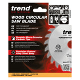 Trend 85mm x 10mm x 20T General Purpose Circular Saw Blade
