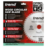 Trend 216mm x 30mm x 24T Wood Mitre Saw Blade