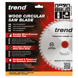 Trend 216mm x 30mm x 48T General Purpose Cordless ATBR Mitre Saw Blade