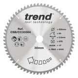 Trend 305mm x 30mm x 64T Wood Mitre Saw Blade
