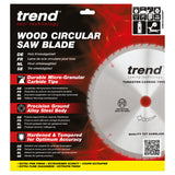 Trend 305mm x 30mm x 96T Wood Cordless ATBR Mitre Saw Blade