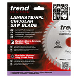 Trend 140mm x 20mm x 42T Laminate/HPL Circular Saw Blade