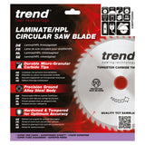 Trend 235mm x 30mm x 64T Laminate/HPL Circular Saw Blade