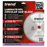 Trend 300mm x 30mm x 96T Laminate/HPL Circular Saw Blade