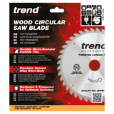 Trend 190mm x 30mm x 40T General Purpose Circular Saw Blade with PTFE Coating