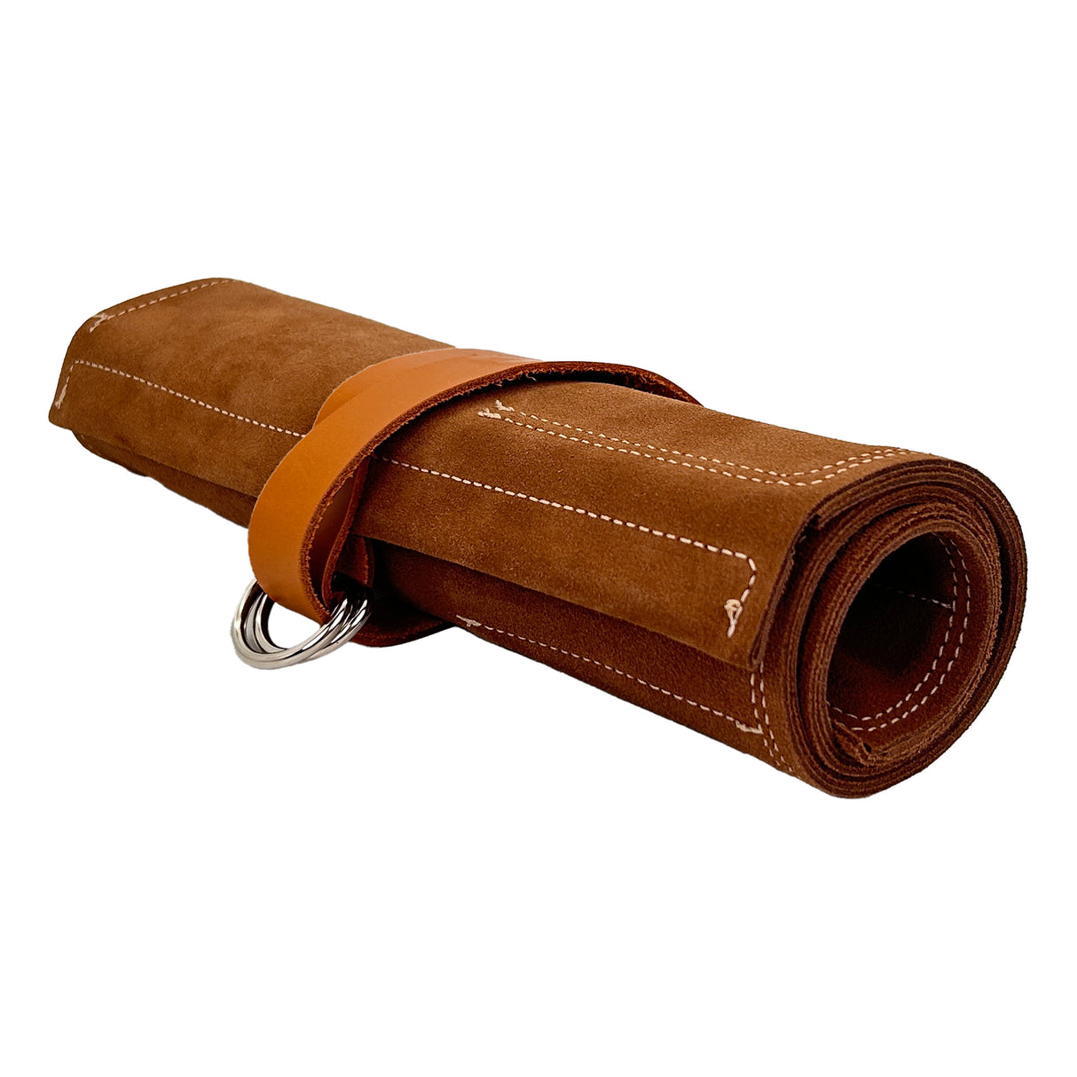 En Mina 7 Pocket Carving Tool Roll Tan Leather