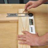 Trend Digital Angle Finder with Level Vial 200mm