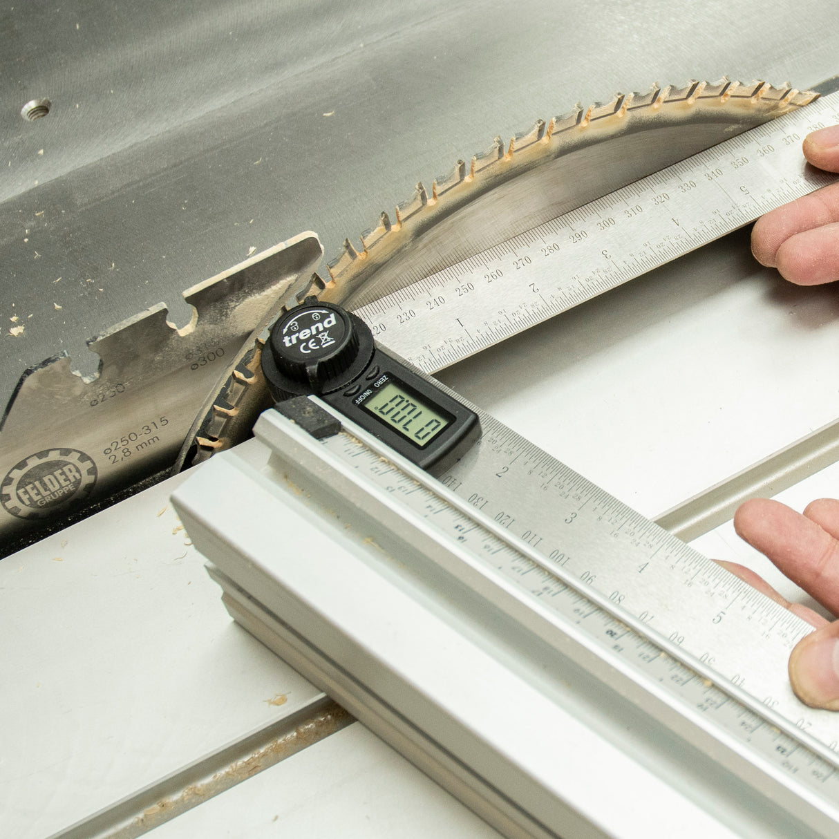 Trend Digital Angle Rule 360 Degrees Stainless Steel