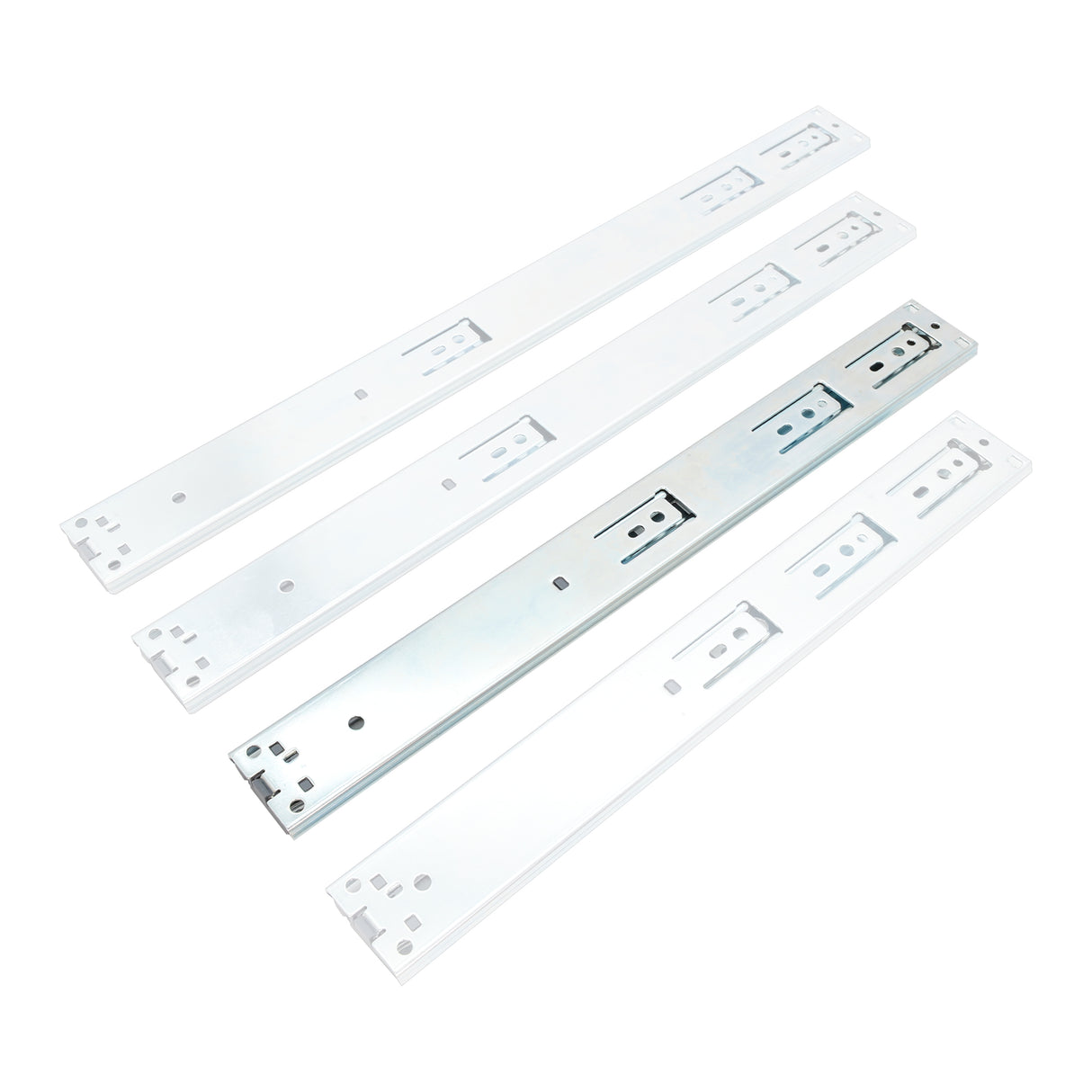 Soft Close Full-Extension Drawer Slides Side Mount 40kg Capacity