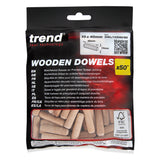 Trend 10 x 40mm Wooden Dowels
