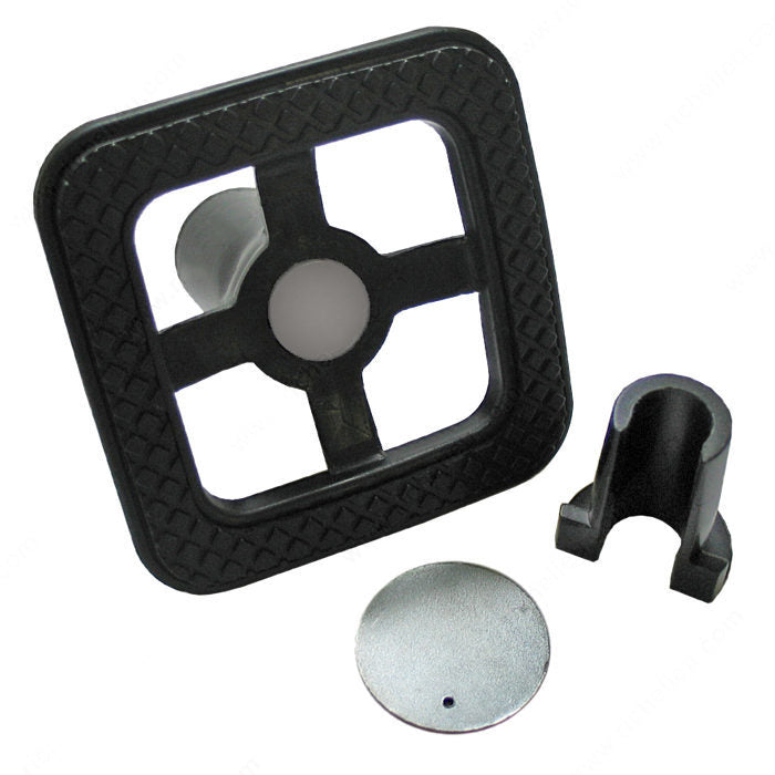 FastCap 3rd Hand Replacement Feet for Magnetic Dust Barrier Door System on white background with product details