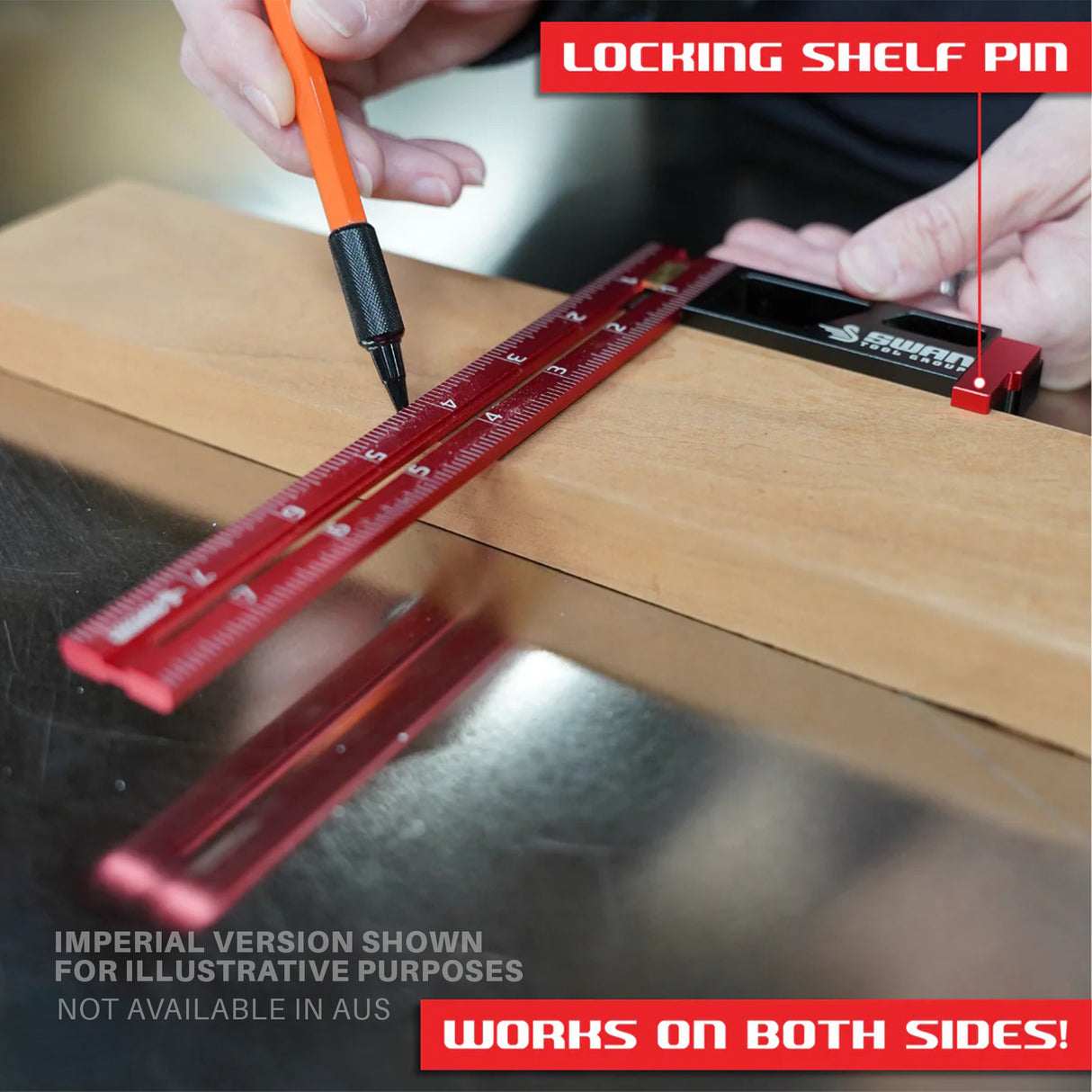Swan Tool Group MERLIN Flat Double Square 200mm