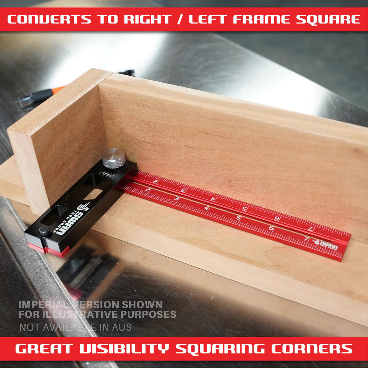 Swan Tool Group MERLIN Flat Double Square 200mm