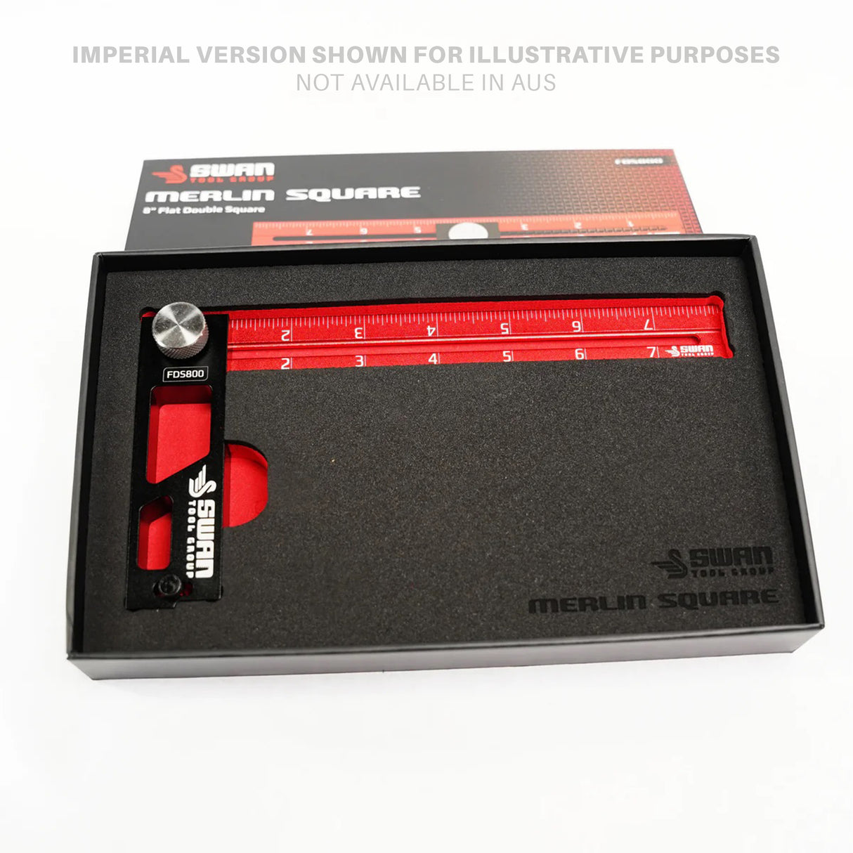 Swan Tool Group MERLIN Flat Double Square 200mm