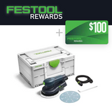 Festool ETS EC 150mm Brushless Random Orbital 5mm Sander in Systainer