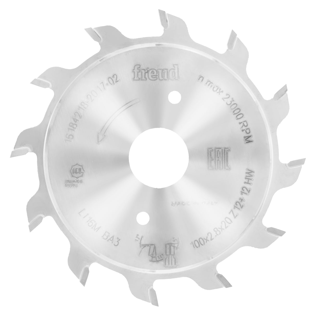 Freud Adjustable Scoring Saw Blade 100mm Diameter 20mm Bore