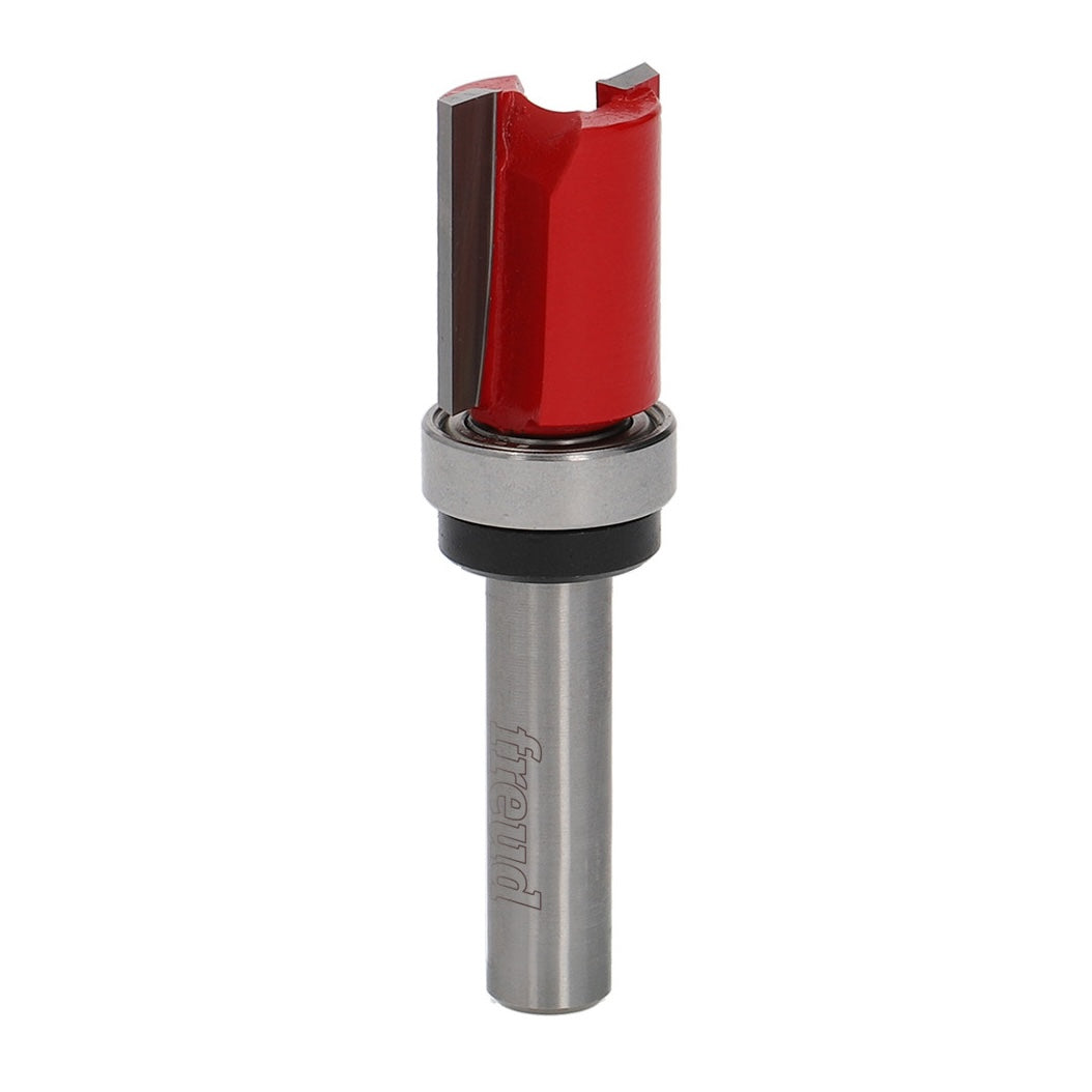 Freud 6-Piece Essential Mix CNC Router Bit Set 8mm Shank in sturdy case, ideal for CNC cutting hardwood, softwood, plywood, and composites