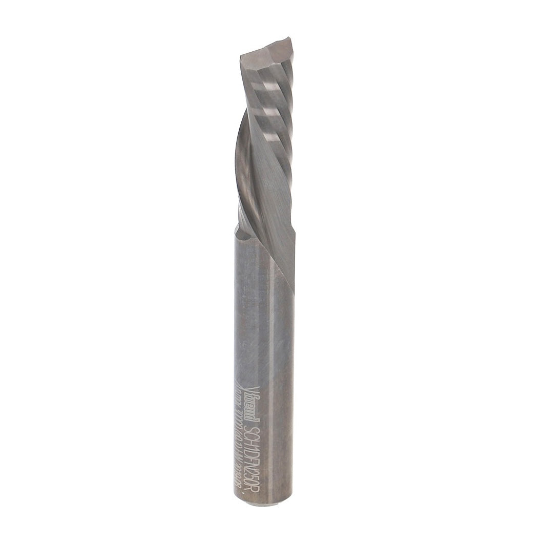 Freud Single Flute Spiral Downcut CNC Router Bit 3/8in Shank Solid Carbide