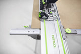 Festool TS 60K 168mm Plunge Cut Saw with 100 Year Limited Edition Systainer & 1400mm Rail Plus Cap angled view