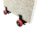 FastCap Clip N Roll Material & Sheet Dollie Wheels carrying heavy load in workshop
