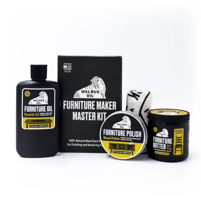 Walrus Oil Master Finishing Set for Furniture Makers