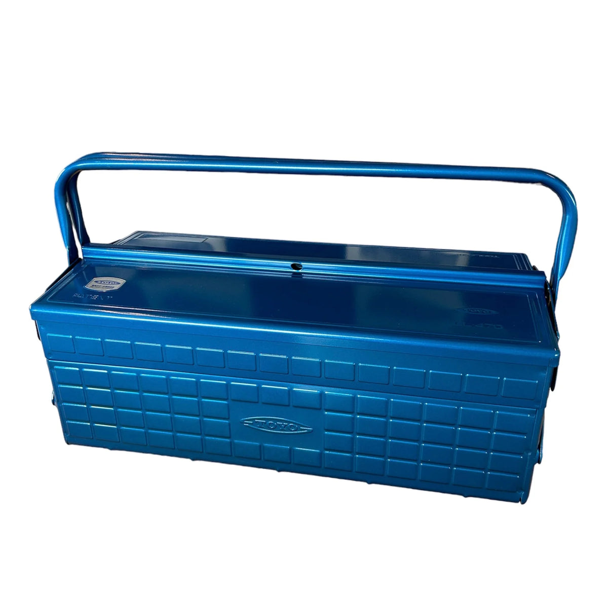 Toyo Steel 47cm Cantilever Toolbox with Long Handle