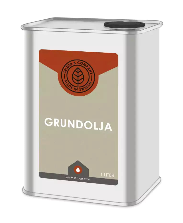 Selder Grundolja Purified Linseed Primer Oil Woodworking Finish