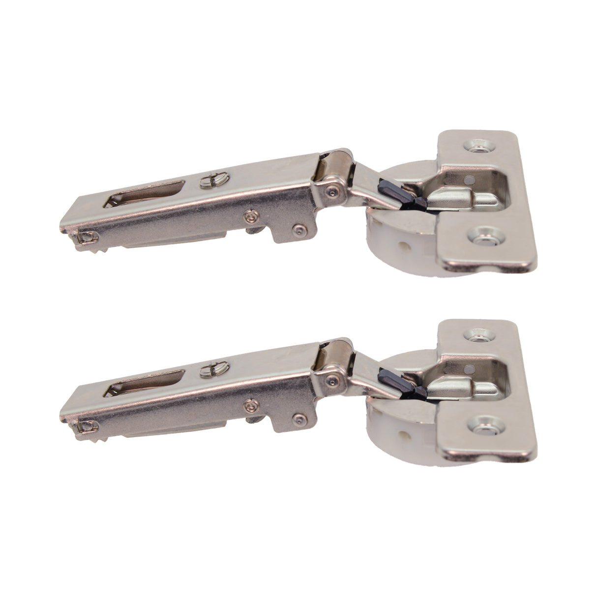 Salice Silentia+ Soft Close Full Overlay Euro Hinge & Mounting Plate Pair