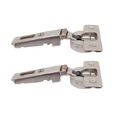 Salice Silentia+ Soft Close Full Overlay Euro Hinge & Mounting Plate Pair