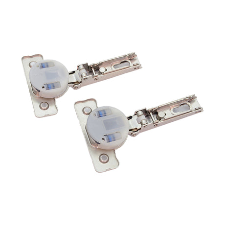 Salice Silentia+ Soft Close Full Overlay Euro Hinge & Mounting Plate Pair