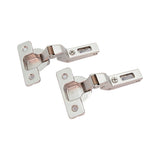 Salice Full Inlay Euro Hinge & Mounting Plate Pair