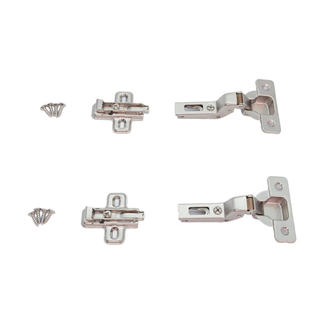 Salice Full Inlay Euro Hinge & Mounting Plate Pair