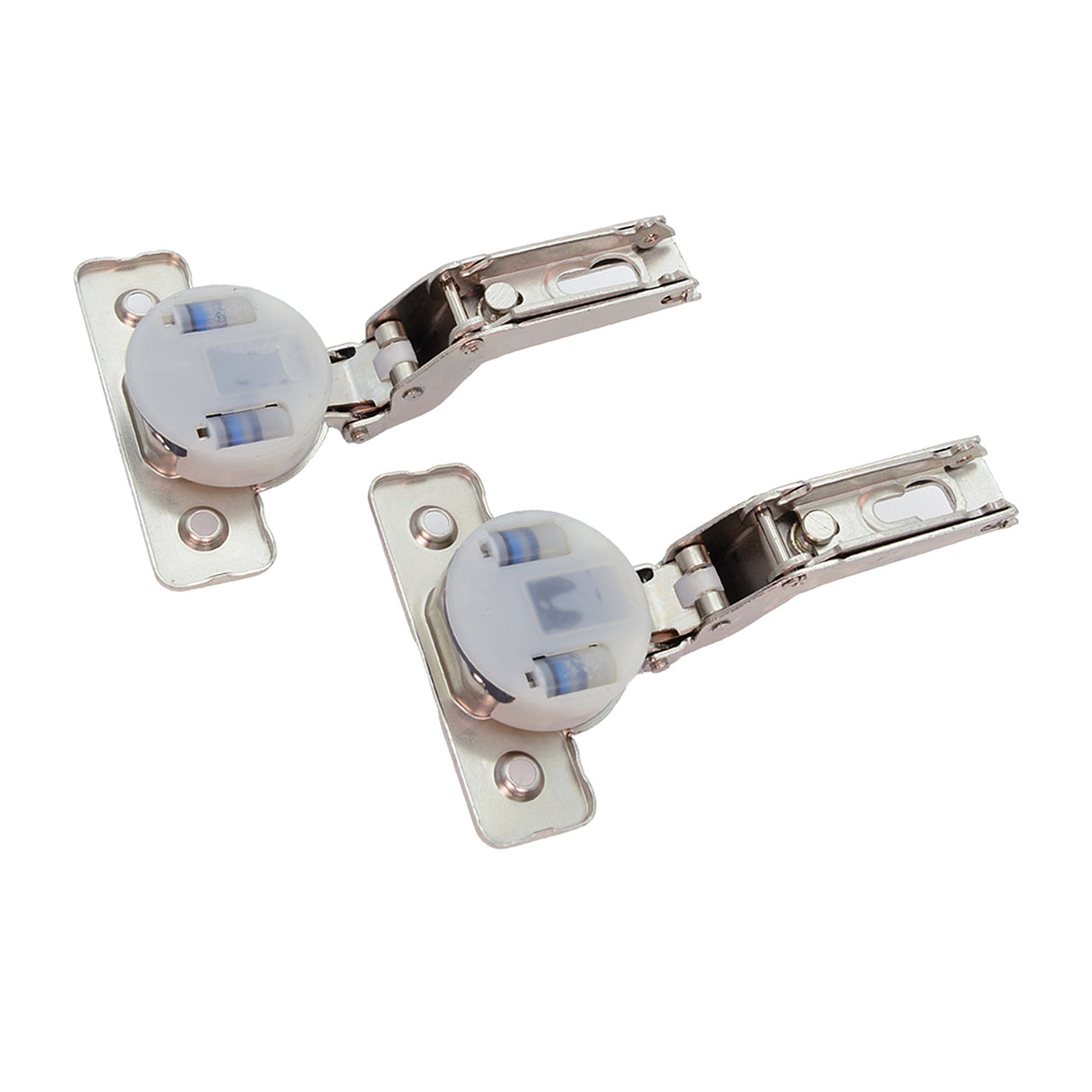 Salice Silentia+ Soft Close Full Inlay Euro Hinge & Mounting Plate Pair