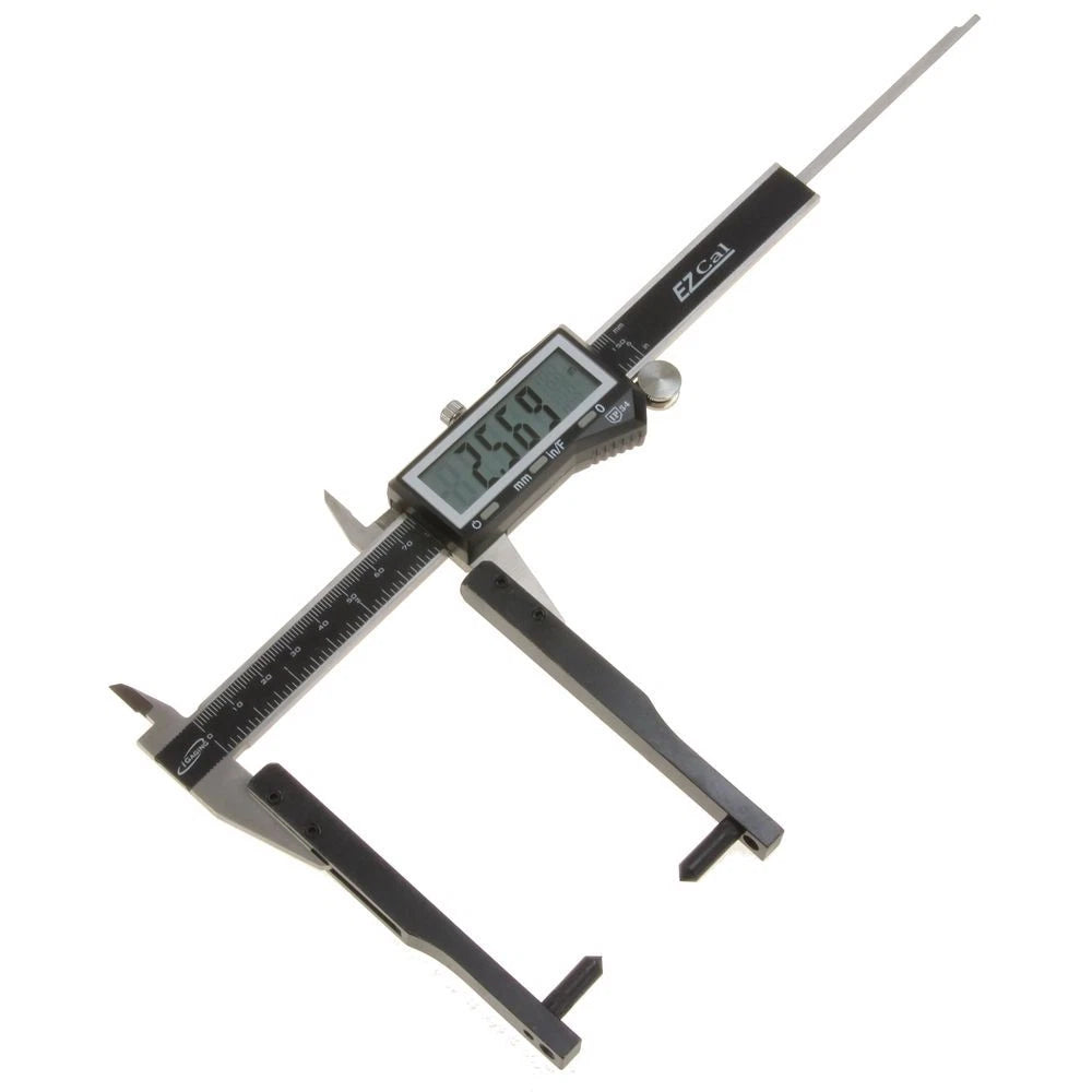 iGaging Set of 3 Long Reach Contact Attachments for Vernier Calipers, compatible with various caliper sizes