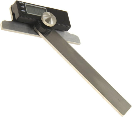 iGaging Digital Protractor & T-Bevel showing stainless steel arms and LCD display