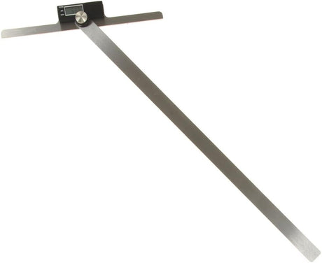 iGaging Digital Protractor T-Bevel image displaying solid stainless steel arms and large LCD display