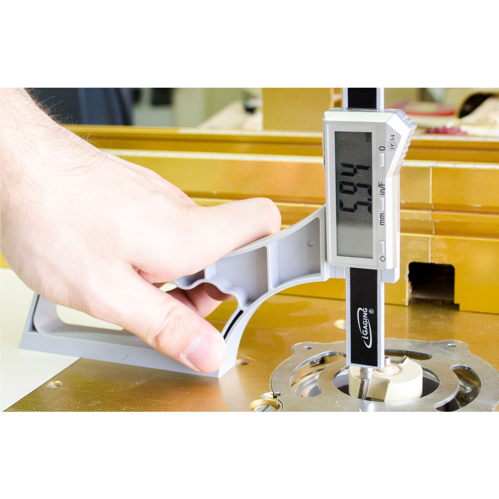 iGaging Snap Check Multi Scale Digital Woodworking Machine Setup Gauge 2in Measuring Capacity