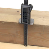 Digital Wheel Marking Gauge with bevelled wheel for precise marking against workpiece