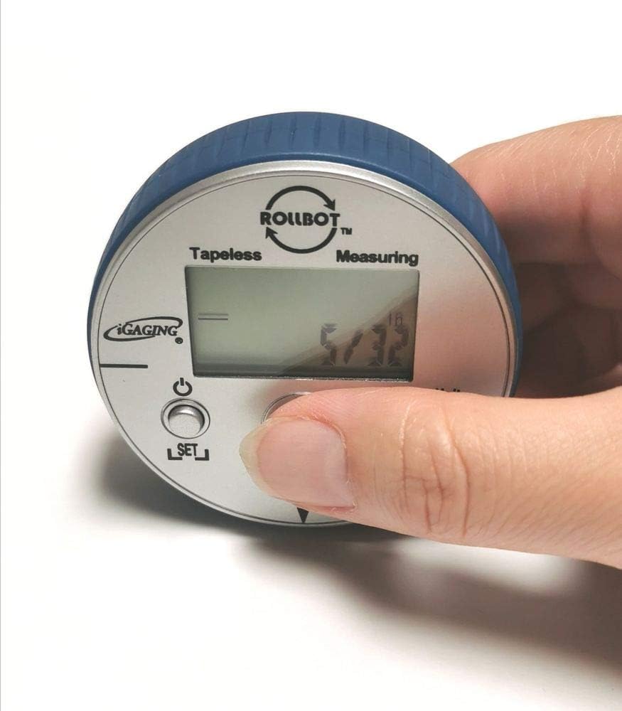 iGaging RollBot Digital Tape Measure 3.6m Measuring Capacity plus Area & Cubic Calculations