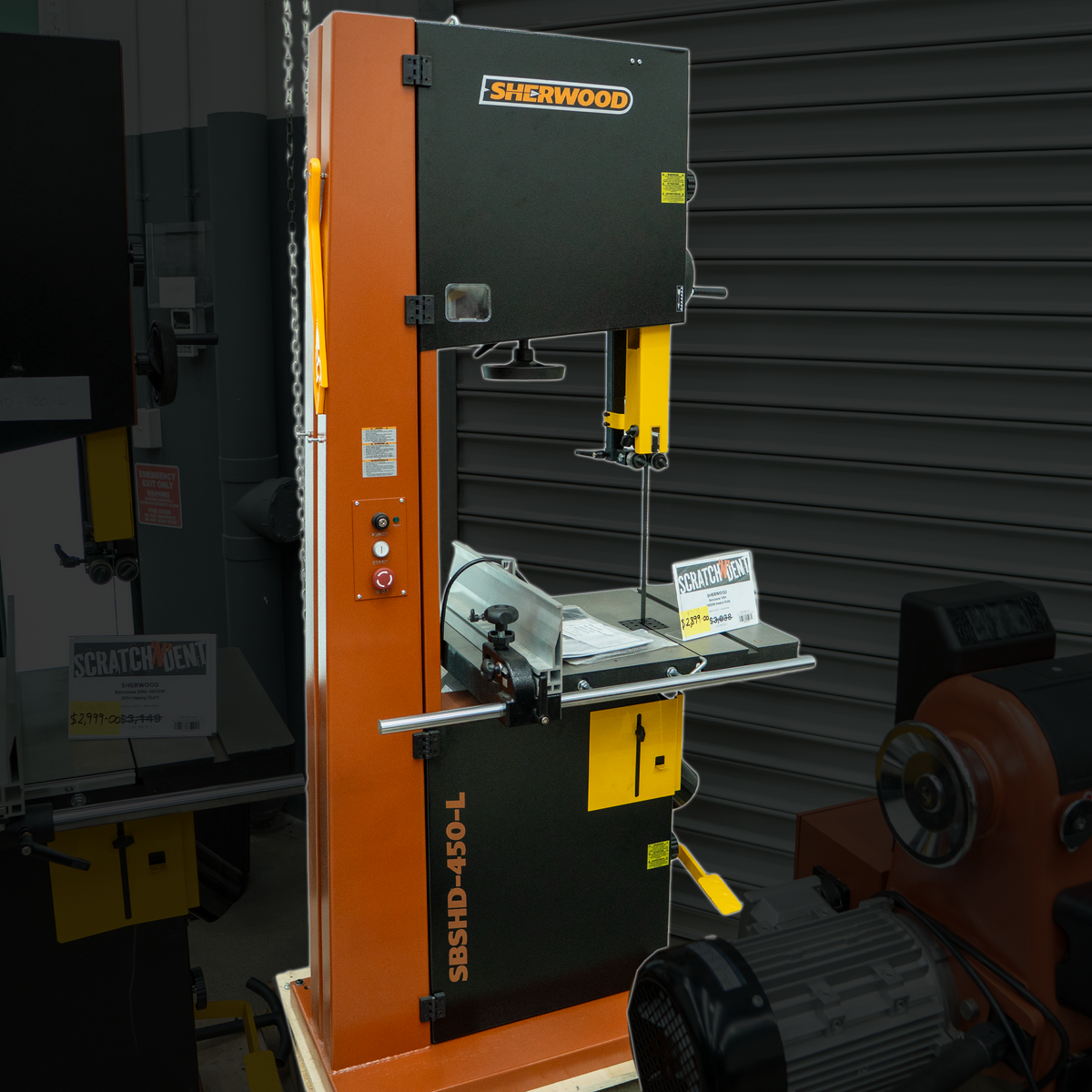 Scratch 'N Dent - SBSHD-450-L Sherwood Bandsaw 18in Heavy Duty