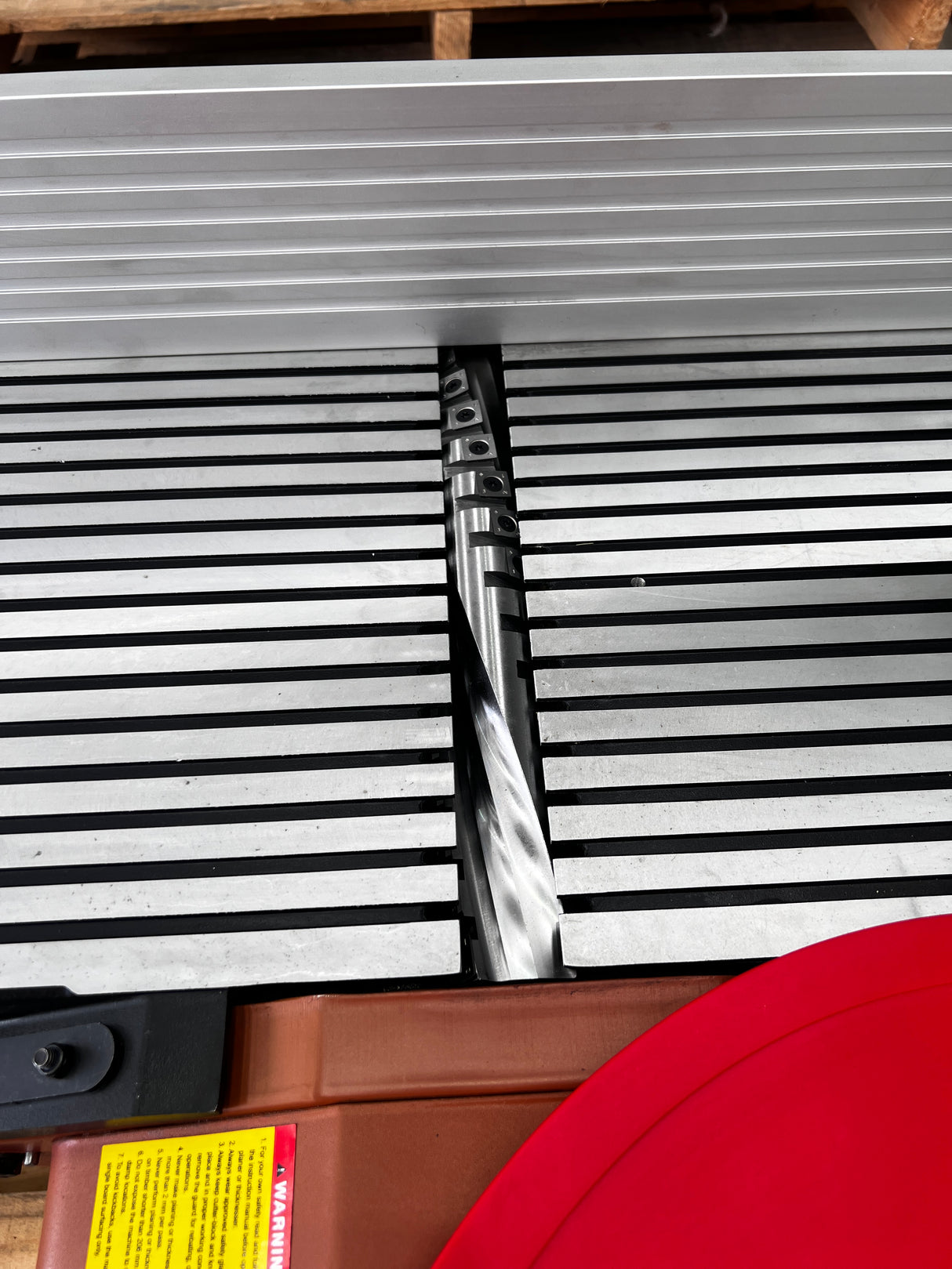 SAMPLE - Sherwood 12in Benchtop Combination Planer Thicknesser with Helical Cutterhead 1800W.