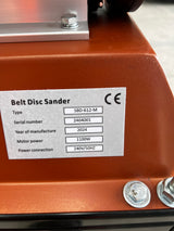 SAMPLE - Sherwood 6 x 12in Belt and Disc Sander with Cabinet Stand 1100W