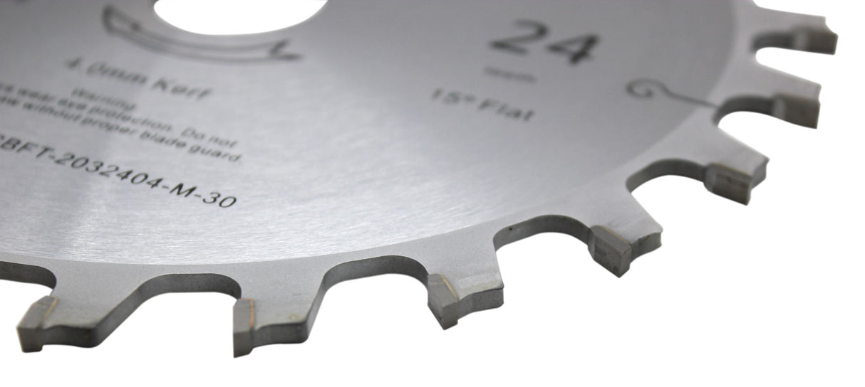 Torquata 203mm Diameter 30mm Bore 4mm Kerf Flat Top Circular Saw Blade